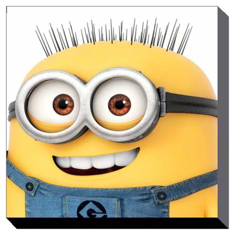Minions Jerry Close Up Canvas Print (40cm x 40cm) £24.99